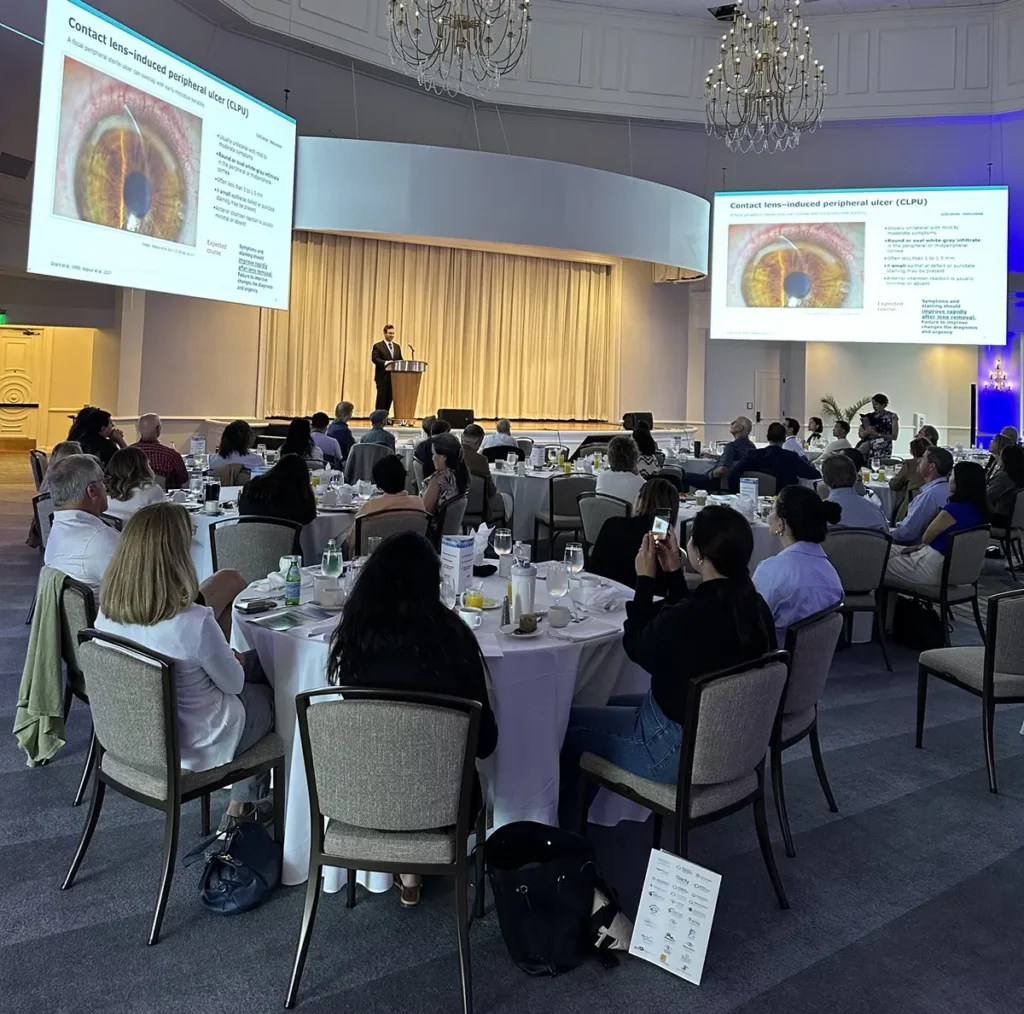 Dr. Lee Katzman Educates Local Optometrists on Corneal Subepithelial Infiltrates